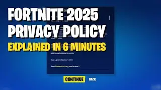 NEW Privacy Policy EXPLAINED in 6 Minutes - Fortnite 2025 Epic Games Privacy Policy