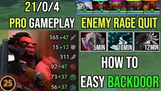How to Make Enemy Rage Quit 19 Min GG - Crazy Backdoor Axe Cancer WTF Gameplay 2xUltrakill Dota 2