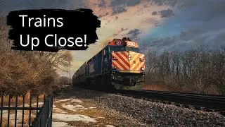 Поезда вблизи в Лайсле! | Грузовые поезда Southwest Chief, Metra и BNSF в действии (Февральский д...