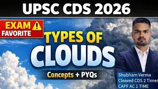 Types of Clouds|Types of Clouds Geography|Types of Clouds UPSC| UPSC CDS Geography classes 
