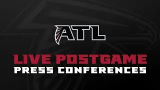 Atlanta Falcons LIVE postgame press conferences | New Orleans Saints vs. Atlanta Falcons