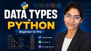 Python Data Types in ONE Video 🔥 | From Zero to Pro (Beginner to Advanced) @codewithkousalya