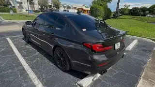 Driving to work POV in my stage 2+ LCI BMW 540i