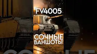 Ставили каретку ? Сочные шоты на fv4005 #миртанков #fv4005 #танкистрим #танкионлайн