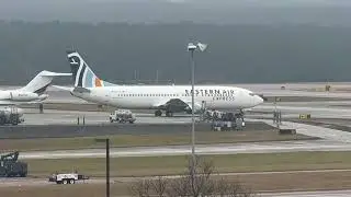 Eastern Airlines Charter Boeing 737-4B7 (N802TJ) Takeoff RDU
