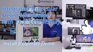 LCD Digital Microscope / Integrated Trinocular Microscope / Portable Microscope