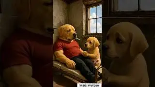 🐶 Poor Dog Hunted a Tiger to Save His Papa 💔 Police Arrested Him! | Sad Story 😢 #shorts #ai #cartoon