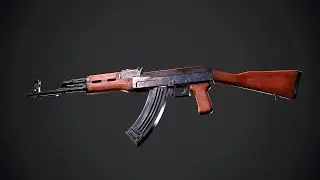How to Texture an AK47 in Substance Painter | Realistic Weapon Texturing Hindi | Lecture 10
