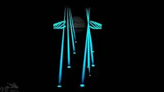 3d demo light show - MMA / UFC championship combat