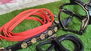 dog and cow accessories made by Titu Nrpn leather works 8683908080