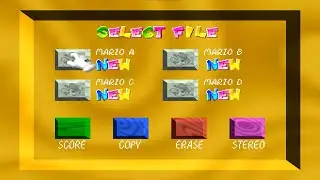 A Simple Tribute to the Mario 64 “File Select” 🍄 - Slowed & Nostalgic