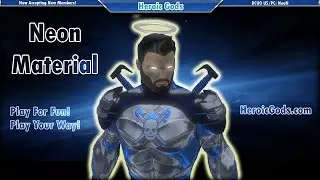 Neon Chroma Material Black - Ultra Rare Reward - DCUO