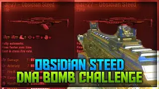 OBSIDIAN STEED DNA BOMB CHALLENGE! OBSIDIAN STEED GUN WAGER! DNA BOMB CLASS! (Obsidian Steed Wager)