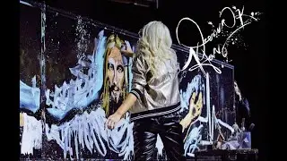 Speedpainter Jessica K. Haas Performs Dramatic Easter Paint Performance