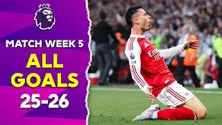 EPL 25/26: Matchweek 5 &ndash; All Goals