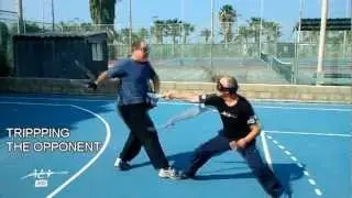 Real takedowns in knife fighting. Armed Combat and Tactics. What works.