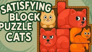 Stage 106-120 Block Puzzle Cats #Satisfying #live #Relaxing #FunGame #asmr #BlockPuzzleCats