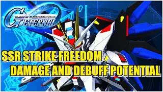 [G Generation ETERNAL] SSR Strike Freedom обладал как потенциалом нанесения урона, так и потенциа...