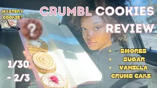 CRUMBL COOKIES 🍪 | S&rsquo;mores, Mystery, + More! | Trying Pink Sugar for the first time?!