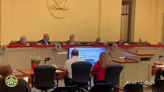 Jasper County Council Meeting 12/15/25