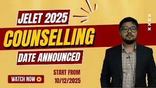 JELET 2025 Counciling Date PUBLISHED | JOIN NOW