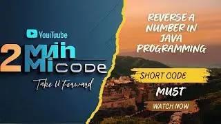 Write a java program to reverse the digits of a given number.