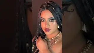 CLEOPATRA 🐍✨ #halloweenmakeuplook halloweenmakeuplook #makeup #makeupshorts #maquillaje