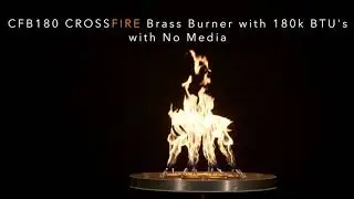 Comparison of the CROSSFIRE Brass Burner to the Standard Steel Ring Burner