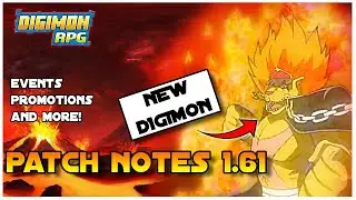 Patch Notes 1.61 - New EVENTS ! l Digimon RPG Online