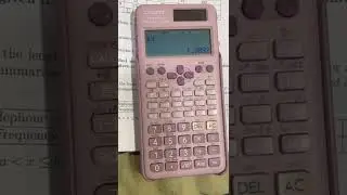 Mean, standard deviationကို calculatorဖြင့် တွက်ပုံတွက်နည်းများ