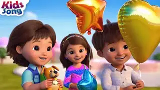 Bouncing Colorful Balloons Fun Song for Kids | Dance with This Fun Balloon Song for Kids
