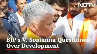 On Camera, Karnataka BJP Leader Stopped, Questioned Over Development