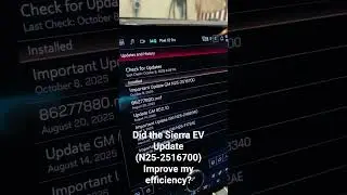 Did the Sierra EV Update improve my truck efficiency?