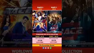 Race 2 vs Race 3 Movie comparison box office collection lifetime #race2 #race3 #salmankhan #movie