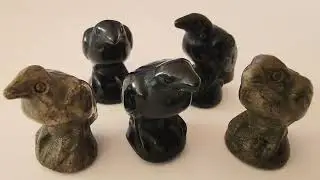 Raven Gemstone Carving Added To The Halloween  🎃  Mineral Patch