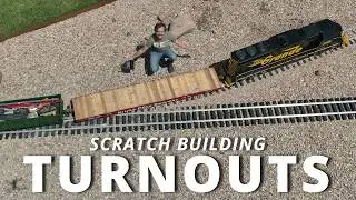 Backyard Railroading 101: How to Build a Turnout!