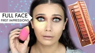 FULL FACE FIRST IMPRESSIONS | URBAN DECAY NAKED HEAT + MORE