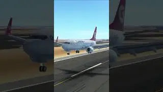 Turkish Airlines B737-700 smooth landing