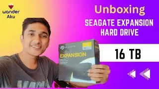 Unboxing 1 | Seagate Expansion 16 TB External Hard Drive Portable HDD | Review | #wanderaku
