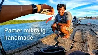 Mancing di pinggir laut dapat ikan golden trevally