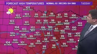 North Texas reaches first 100 degree day of the summer, more triple-digit days expected