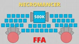 Diep.io | The Pentashot's Nightmare - Necromancer 500K FFA