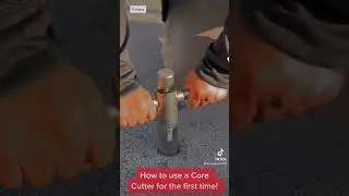 Hector uses a Core Cutter for the first time.