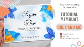 Tutorial Membuat Cue Card MC | #mcscript #emcee #masterofceremonies  #mcbilingual #tutorial