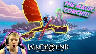 THE MAGIC CONCH!!! | Windbound (Highlights, Fails, and Funny Moments)