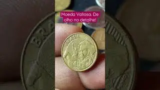 10 Centavos ano 2005, Moeda Valiosa com Cunho Marcado! #deolhonotroco #cunhomarcado #moedavaliosa