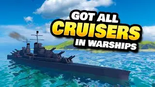 Витрина крейсеров из Warships Roblox