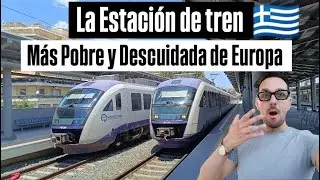 How to get to Athens Central Train Station? This is what trains are like in Greece 😱🇬🇷