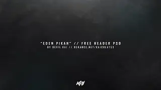 Eden Pikah | Free Twitter Header PSD | Devil Kai