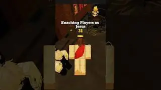 Snaching Players as Jesus 31 #robloxfyp #roblox #jesus #micup #micuproblox #scream #prank